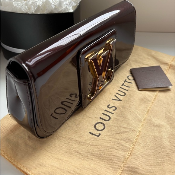 Authentic Louis Vuitton purple clutch. - Picture 8 of 9